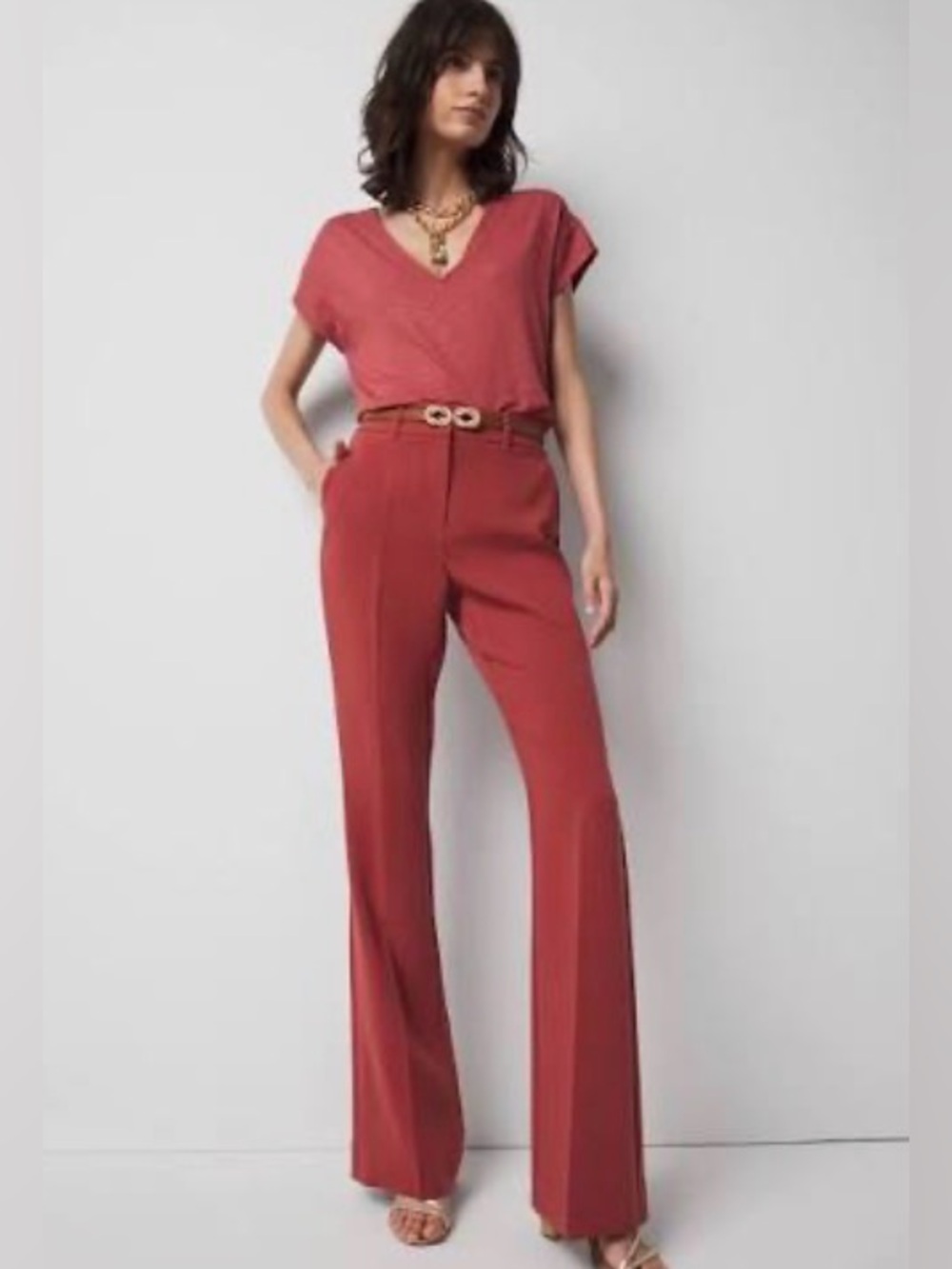 WHBM Flare Pants - Sienna
